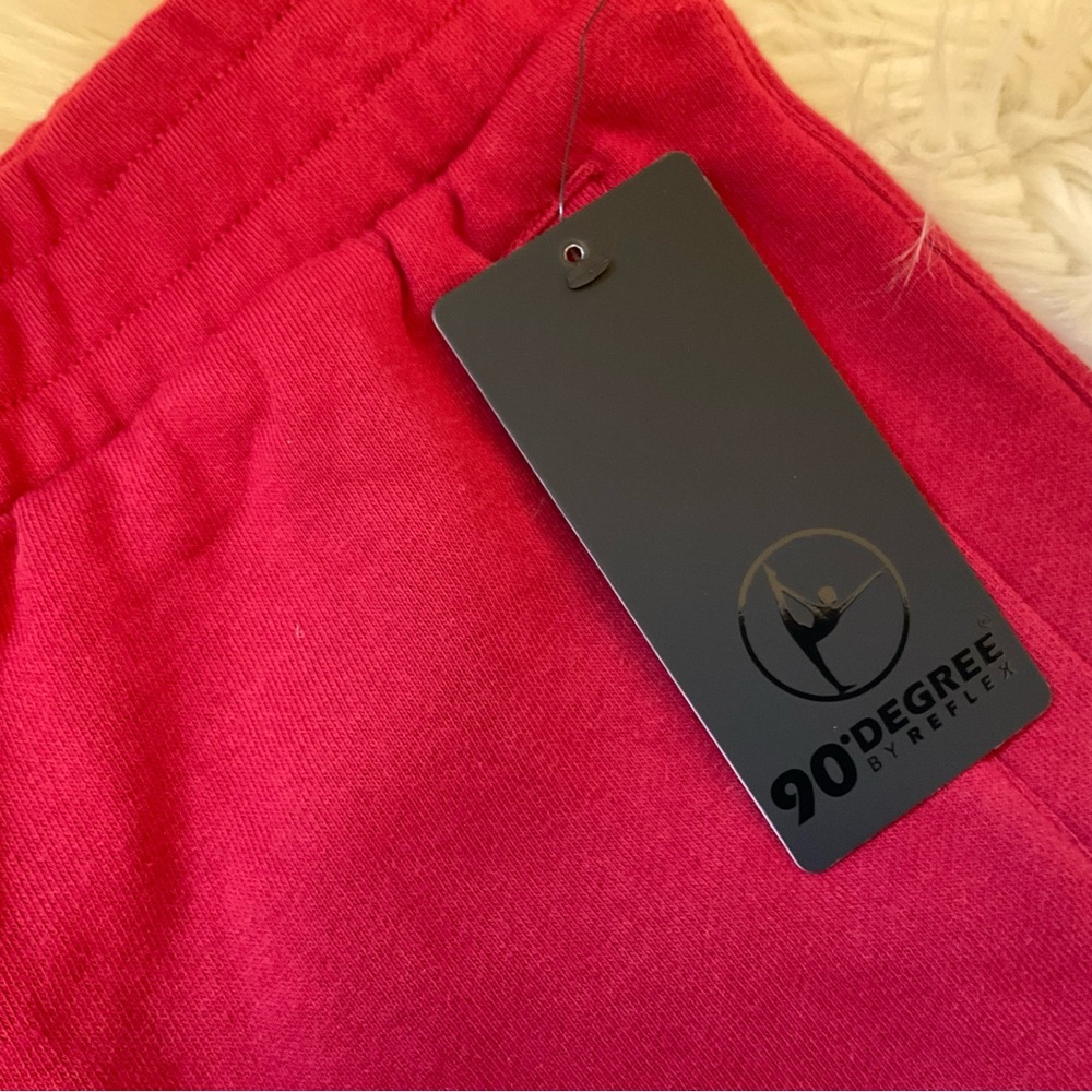 90 Degrees by Reflex Loop Terry Up Shore Shorts - NWT - Medium - Tibetan Red - Picture 5 of 8